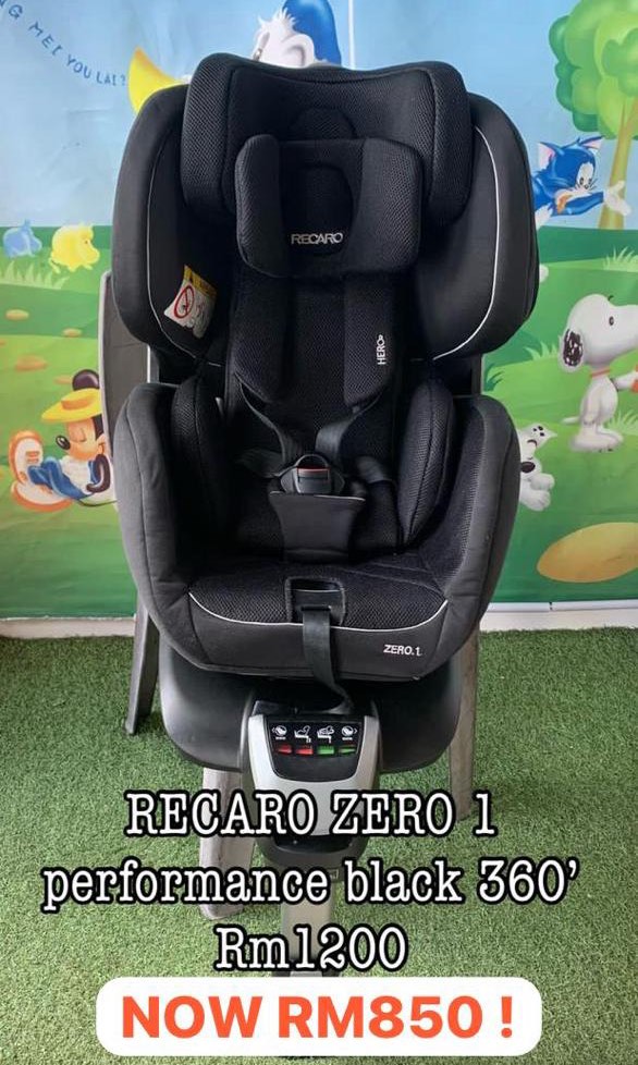 Recaro zero 1 performance black 360 Babies Kids Going Out
