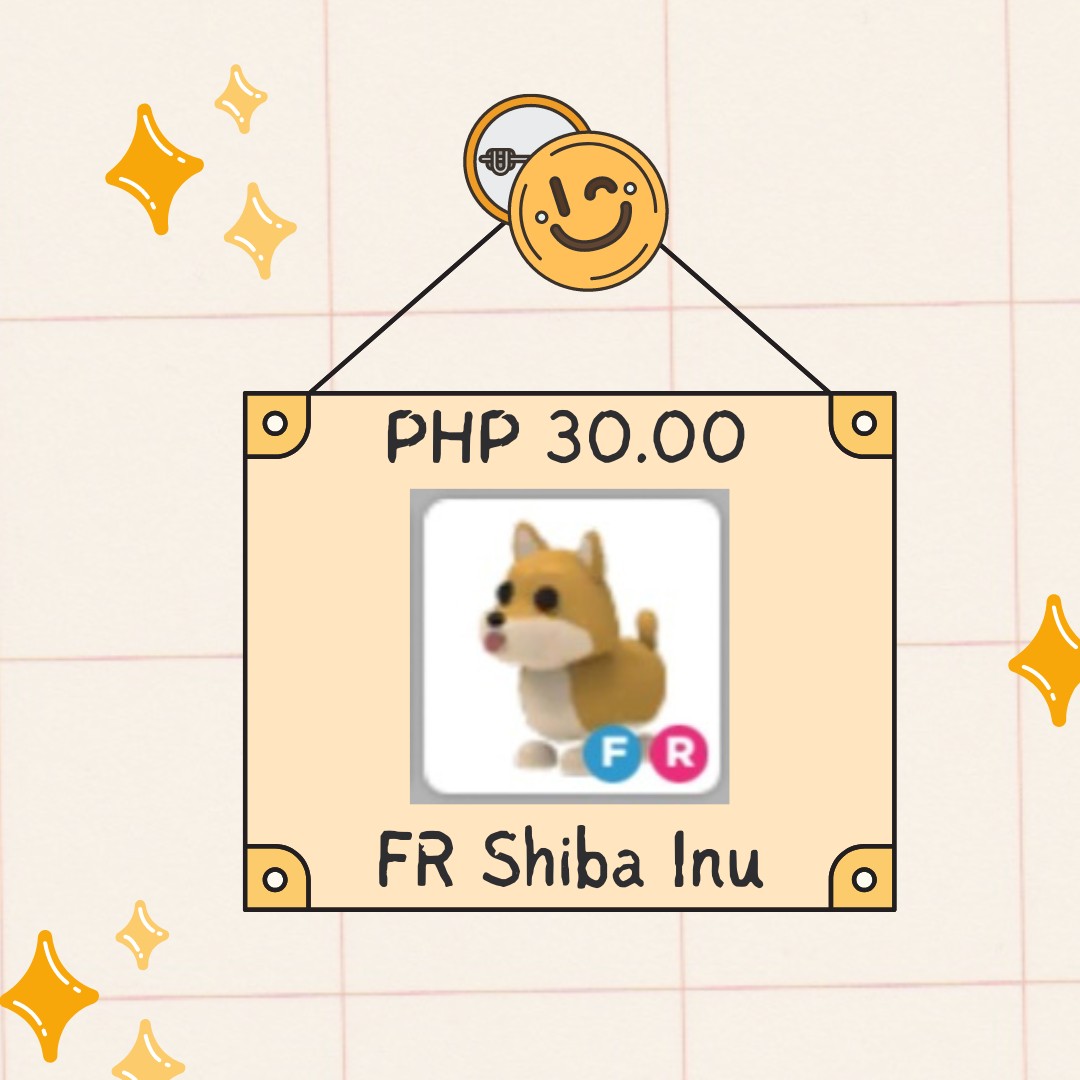 Robloxadopt Me Shiba Inu Video Gaming Video Games Others On Carousell