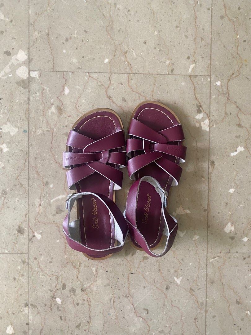 Purple saltwater sandals online