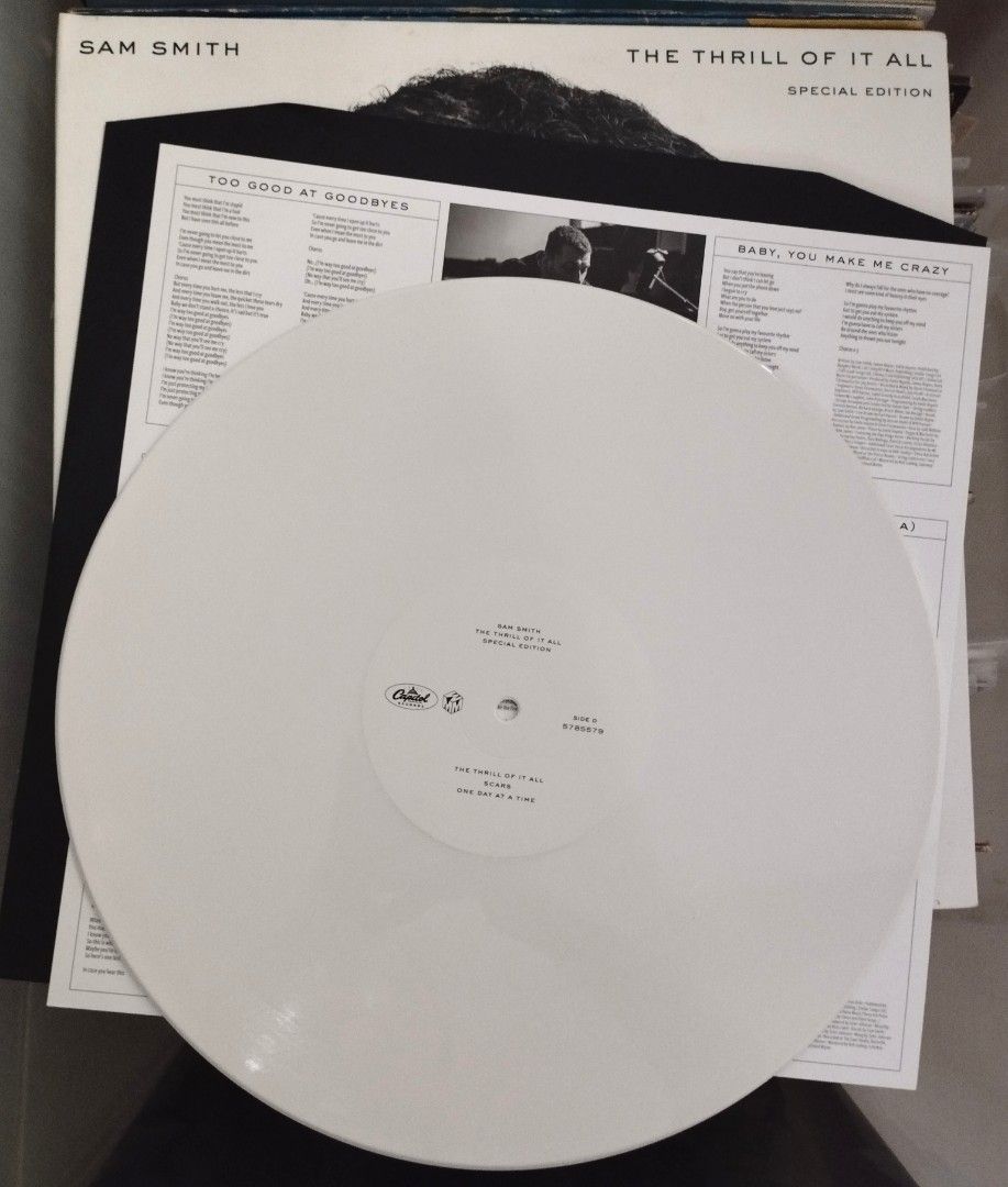 Sam Smith Vinyl Record (Category: Vinyls) located in Valenzuela. Submitted by musiqueviberecords (Listing ID 1248709911, Image 2). Description: New Arrival!!💁❤️ COVER/MEDIA/PRESSING Sam Smith Special Edition Album Coloured Vinyl Gatefold Lyrics sheet Mint (media) UK Pressed P 2,800 👉 new outer sleeves included 👉 playgraded 👉 LBC (☑️) / lalamove For orders and inquiries and further details 📲 KEEP SPINNING 📀📀📀 STAY SAFE ❤️😷 Thank you..