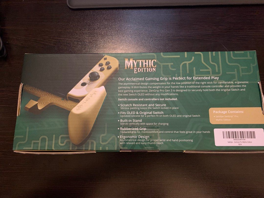 Satisfye ZenGrip Pro Mythic Edition for Nintendo Switch (Category: Nintendo) located in Muntinlupa City. Submitted by itsslimetimebaby (Listing ID 1248679881, Image 2). Description: I’m selling a brand new Satisfye Zengrip Pro Mythic Edition at SRP price. I have 6 units on hand. Perfect for those who own the TOTK Switch Oled version. Posted price is fixed. Remember, Satisfye doesn’t ship directly to PH so I’m basically waiving the money I spent t