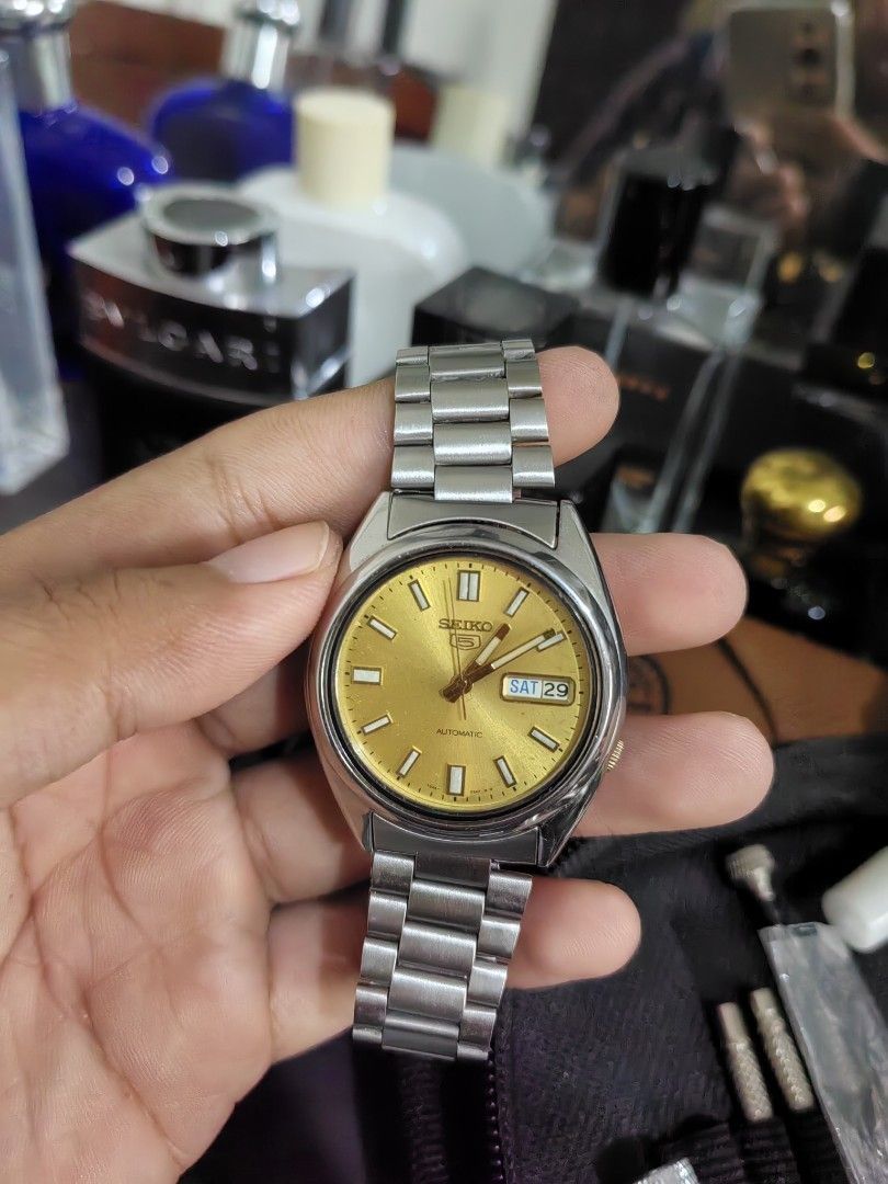 Seiko top gold dial