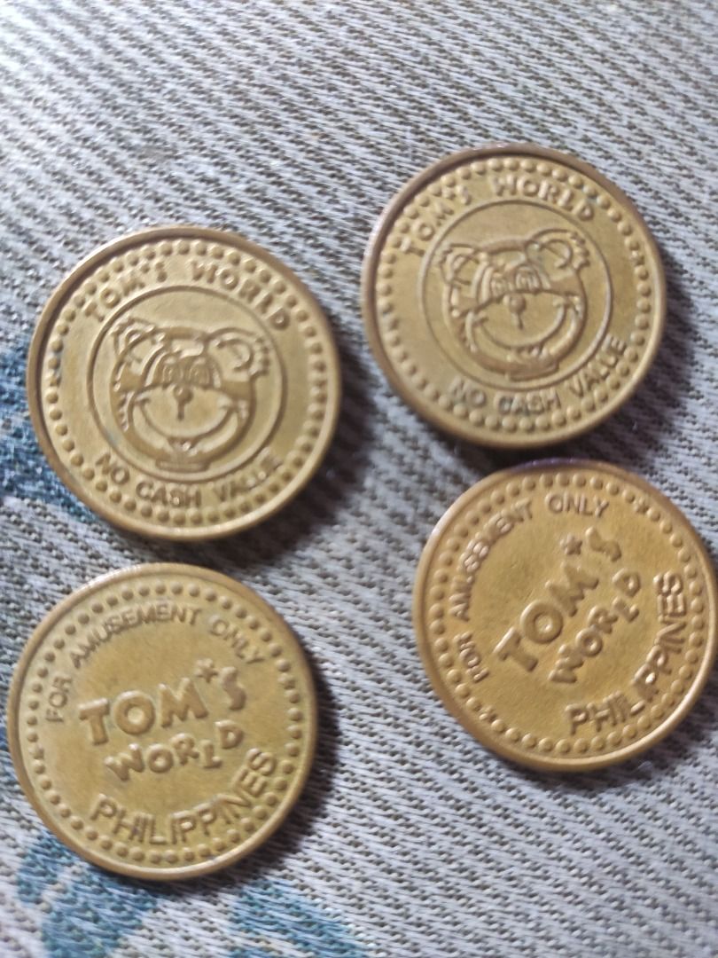 SELLING TOM'S WORLD TOKENS, Hobbies & Toys, Memorabilia & Collectibles, Currency on Carousell
