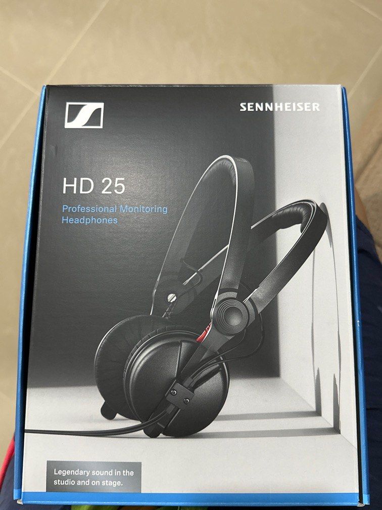Sennheiser 頭戴式監聽耳機HD 25 [99%新有盒], 音響器材, 頭戴式/罩耳
