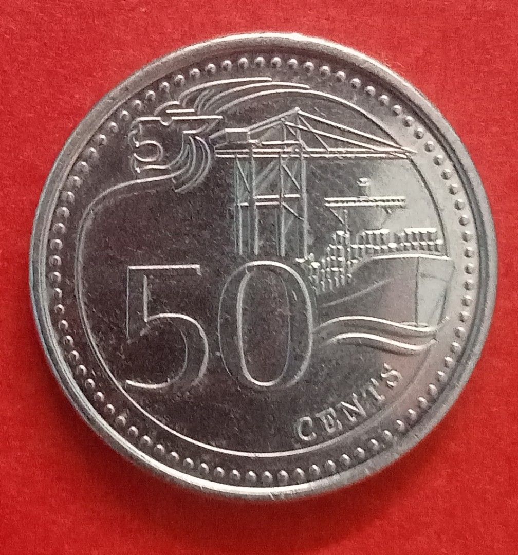 Singapore 50 cents 2018, Hobbies & Toys, Memorabilia & Collectibles,  Currency on Carousell