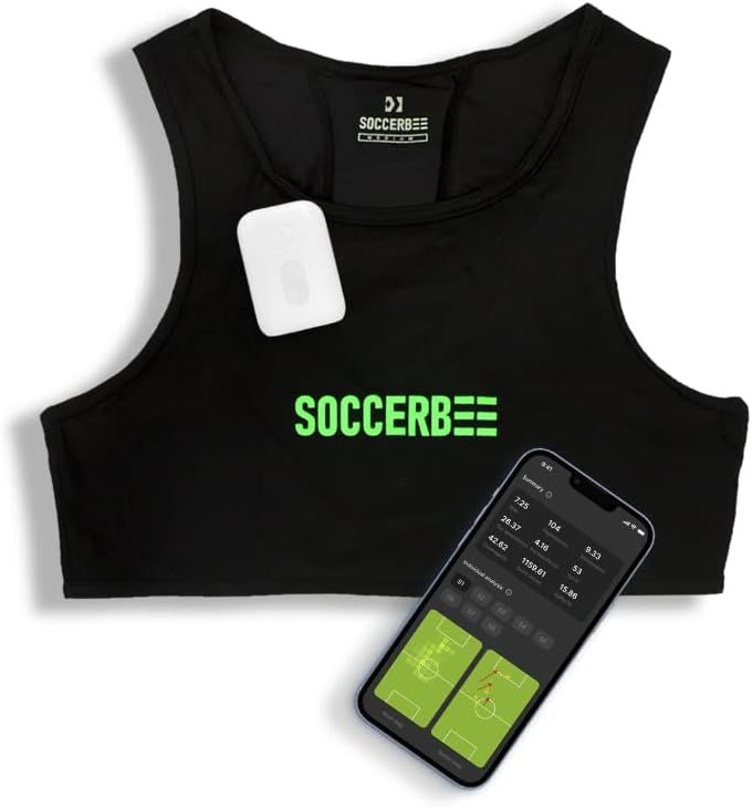 SOCCERBEE LITE GPS Wearable Tracker and Vest for Soccer Players (Medium