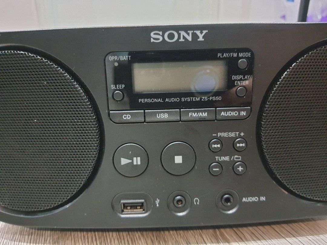 Sony ZSPS50 Personal Audio System, Audio, Portable Music Players on