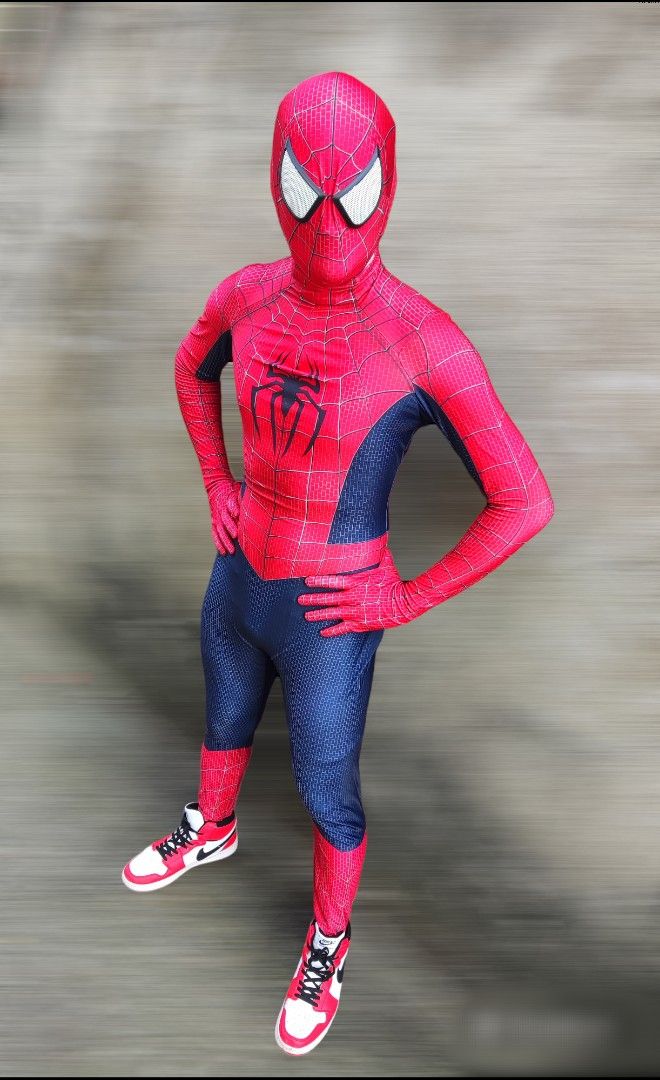 Spider Man Cosplay Premium Suit (Category: Sets & Coordinates) located in Caloocan City. Submitted by guitarsandcosplayph (Listing ID 1248678572, Image 1). Description: SPIDER MAN SUIT COSTUME PRICE 2K PREMIUM SUIT #tobeymaguire #SpiderManNoWayHome.