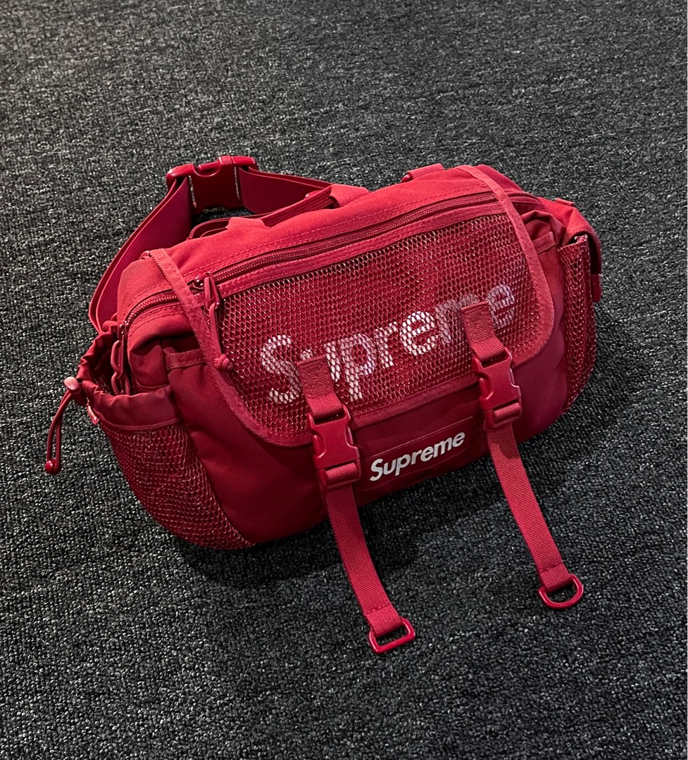 SS20 WAIST BAG RED Men s Fashion Bags Sling Bags on Carousell