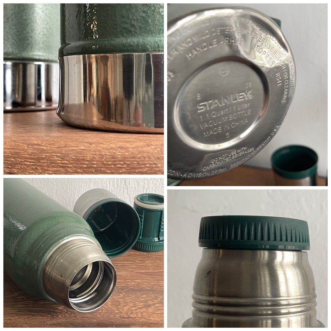 Stanley and Stanley Aladdin Vacuum thermal flasks classic hammertone