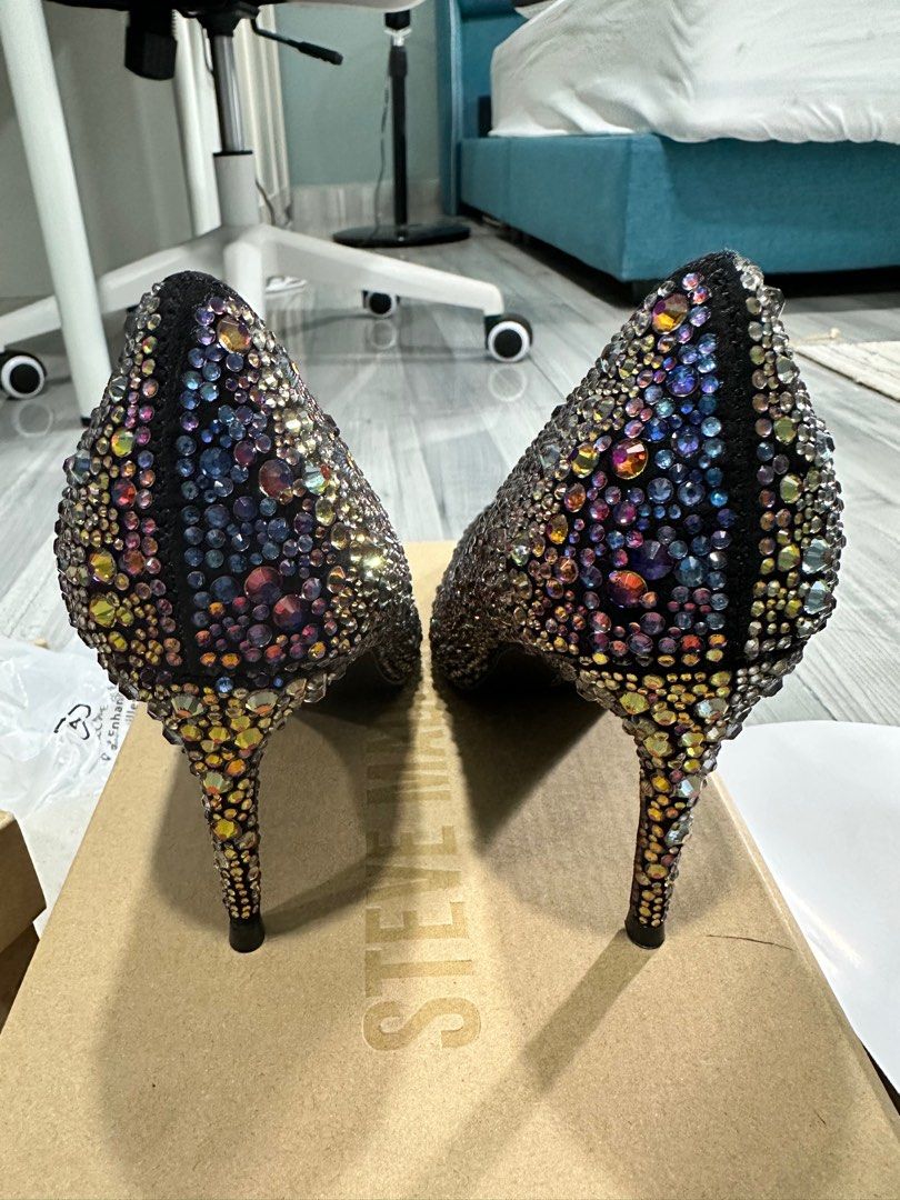 Steve madden reflective heels on sale