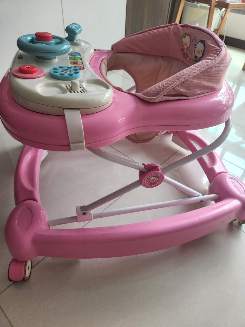 Strong Puku baby walker, Babies & Kids, Infant Playtime on Carousell