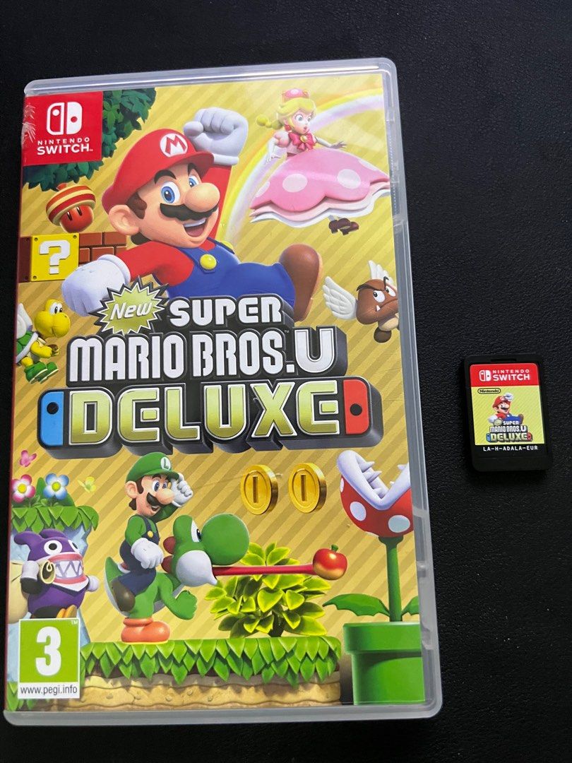 Super Mario Bros U Deluxe Video Gaming Video Games Nintendo on