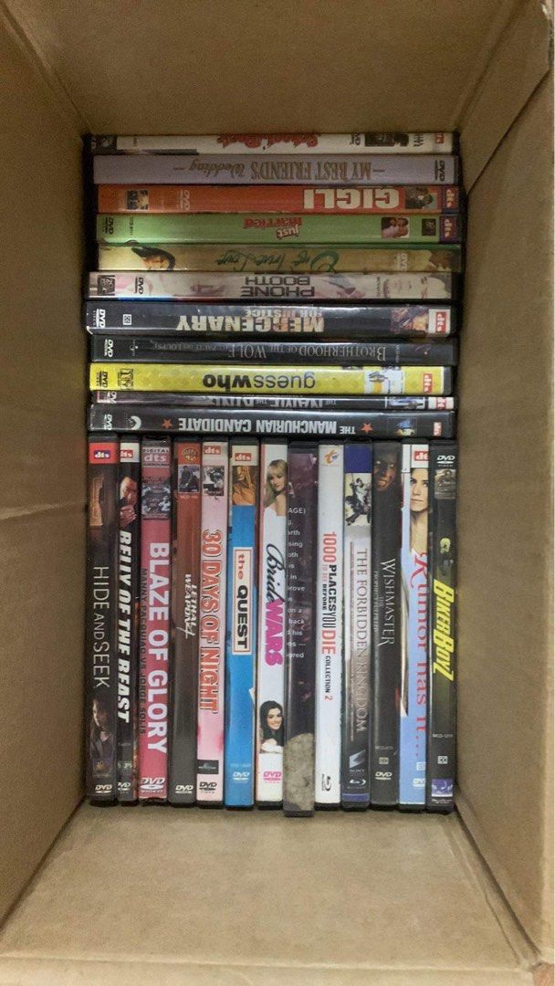 Take All 50 pcs Original DVDs Hobbies Toys Music Media CDs