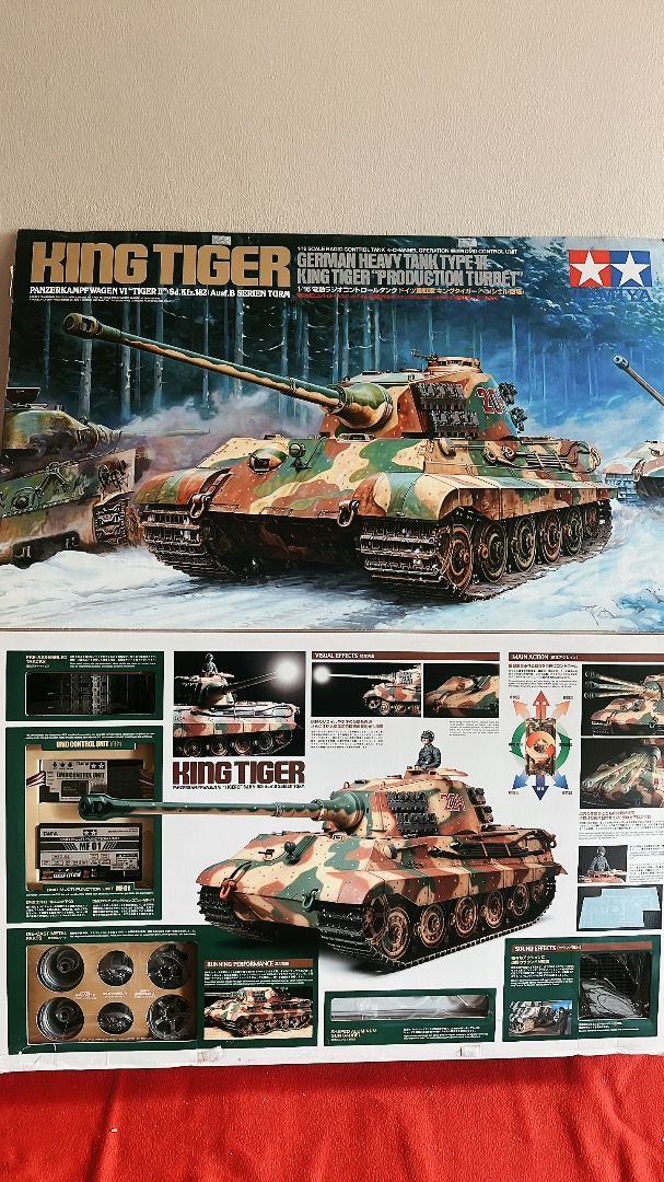 Tamiya Tank 1/16 bought in Paris, collector edition free all the paint