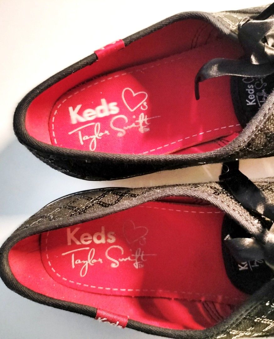Red shop sequin keds