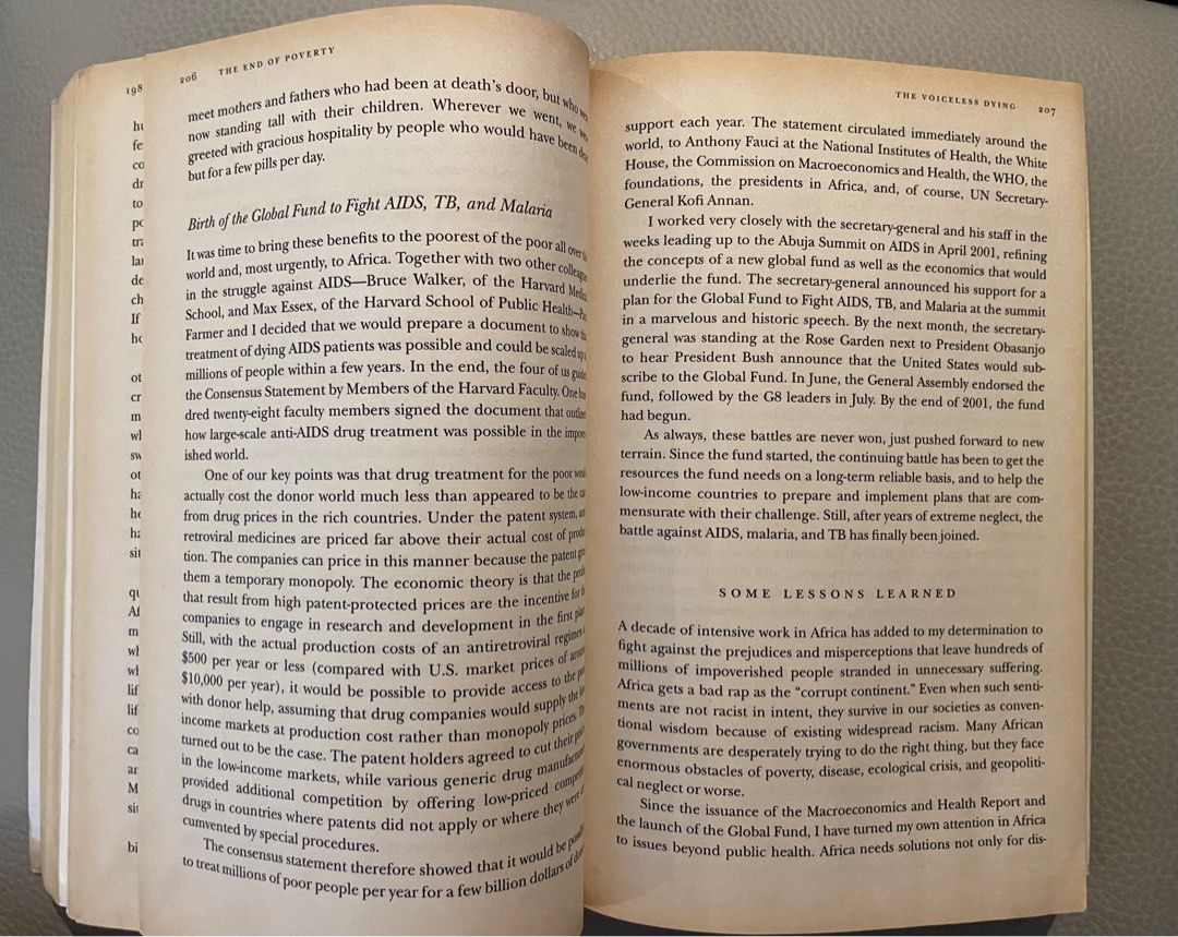 The End of Poverty, Jeffrey Sachs on Carousell