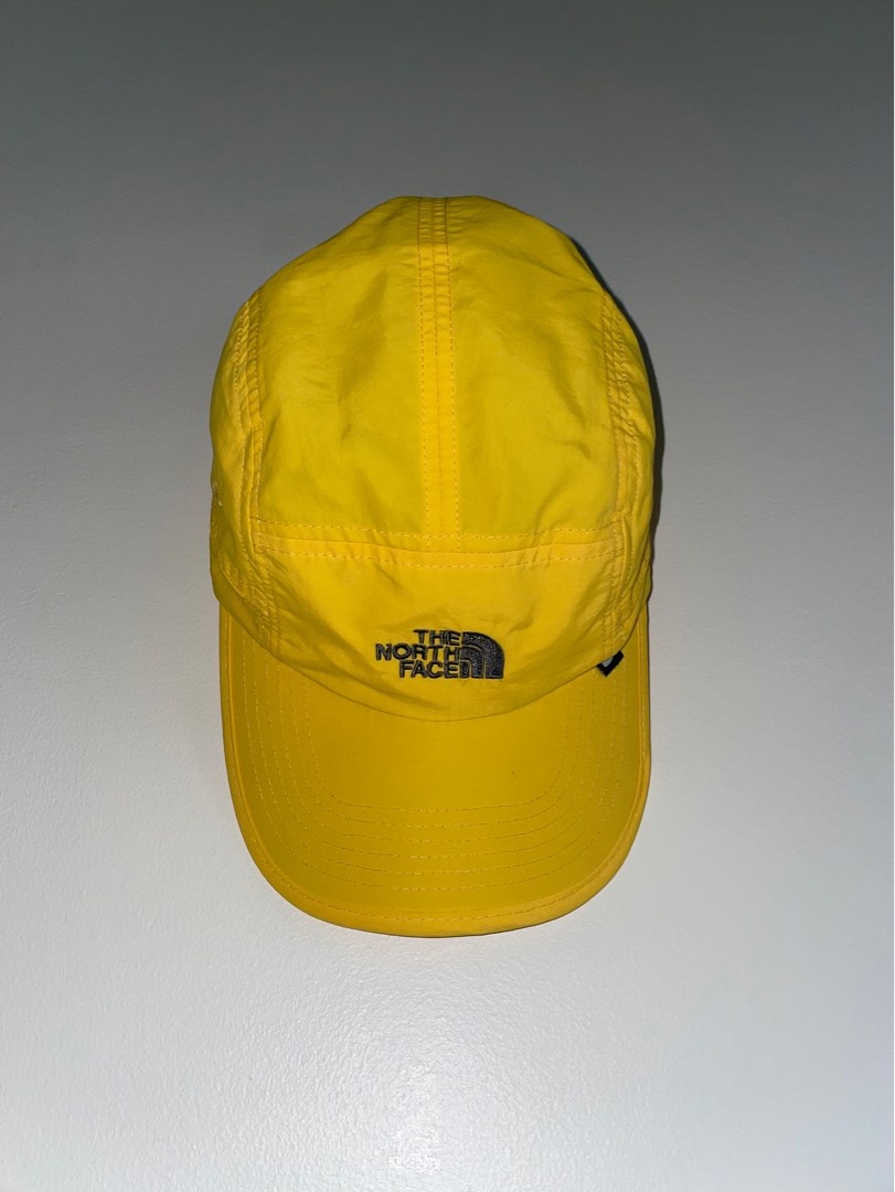 North face yellow cap hot sale