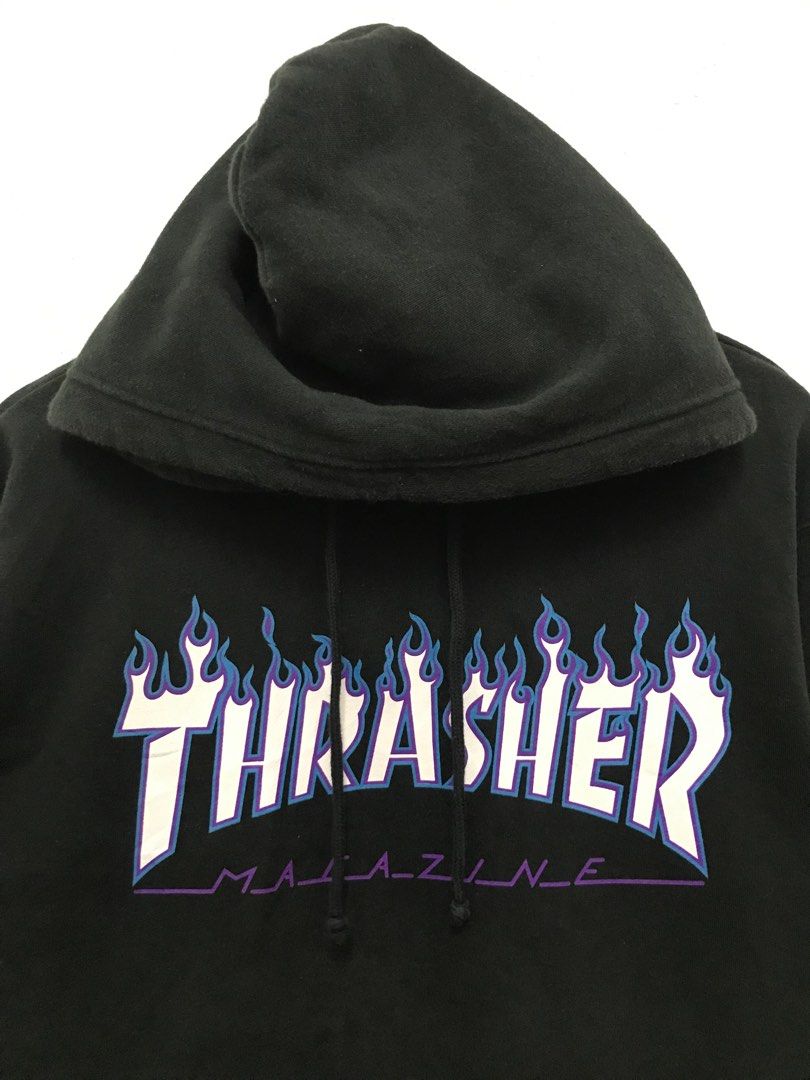 Thrasher flame hoodie Men s Fashion Tops Sets Hoodies on