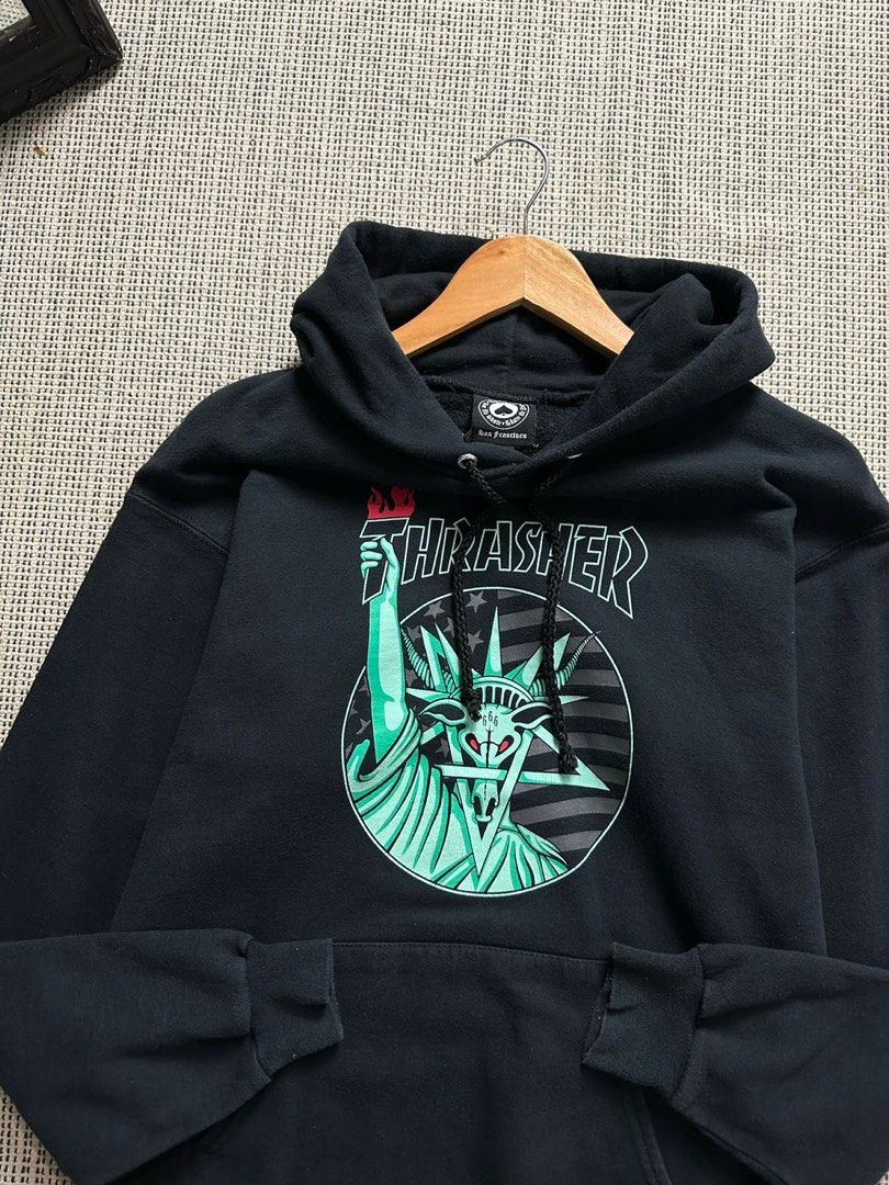 Thrasher hoodie 2024 statue of liberty