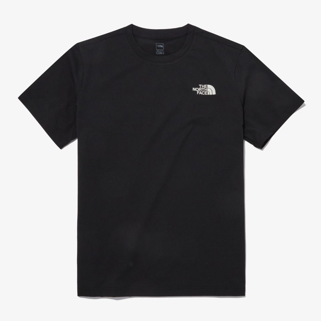 Mens black north face t shirt discount