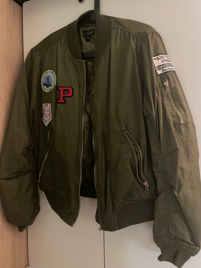 Topshop bomber jacket mens outlet