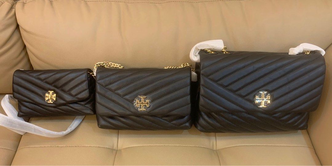 Tory Burch Chevron Kita Medium, Luxury, Bags & Wallets on Carousell