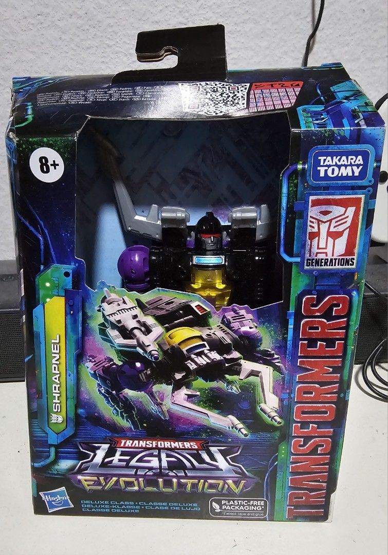 Transformers Legacy Evolution Deluxe Class Shrapnel, Hobbies & Toys