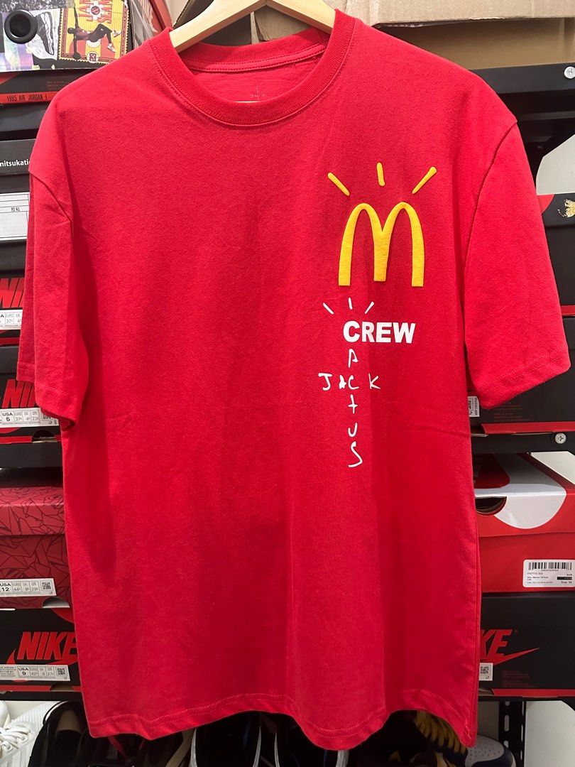 Travis Scott Collab Tshirts (Fortnite & McDonalds) on Carousell