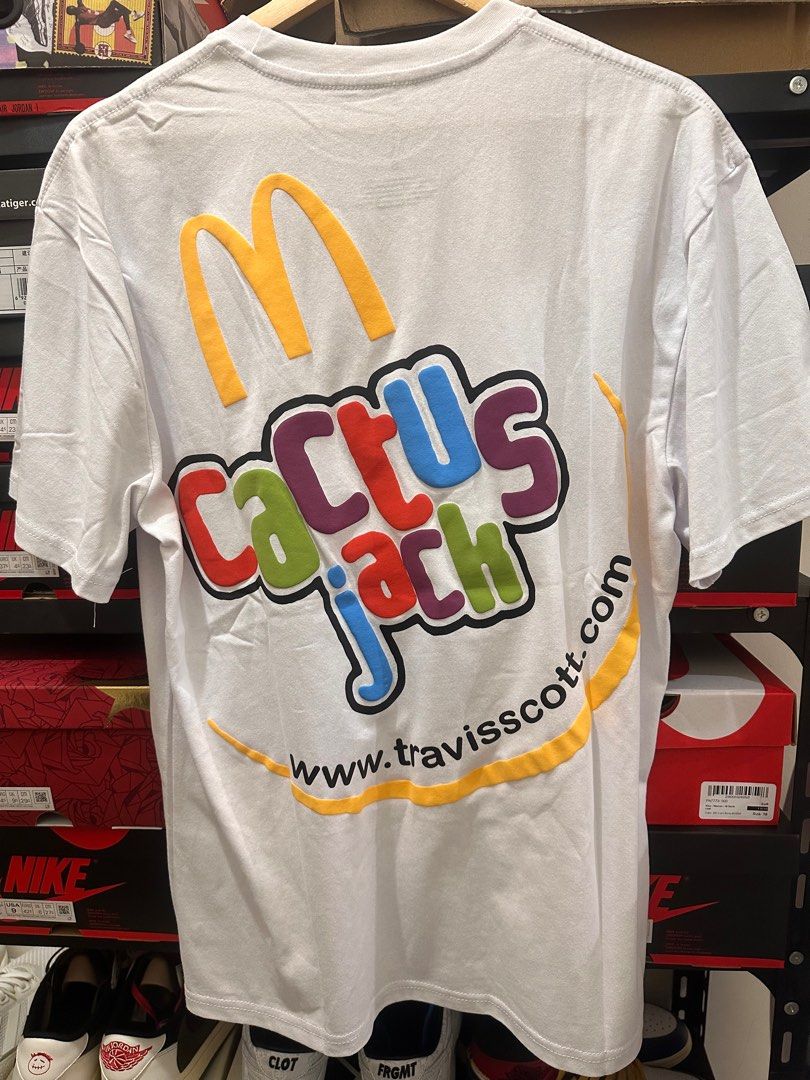 Travis Scott Collab Tshirts (Fortnite & McDonalds) on Carousell
