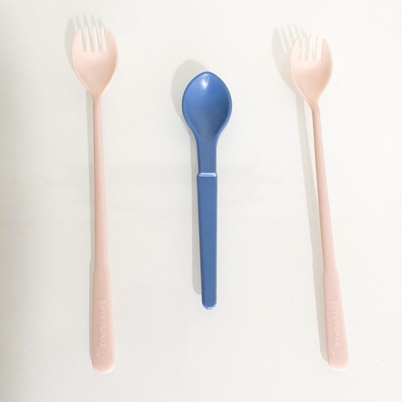 Tupperware forks and spoon plastic, Furniture & Home Living
