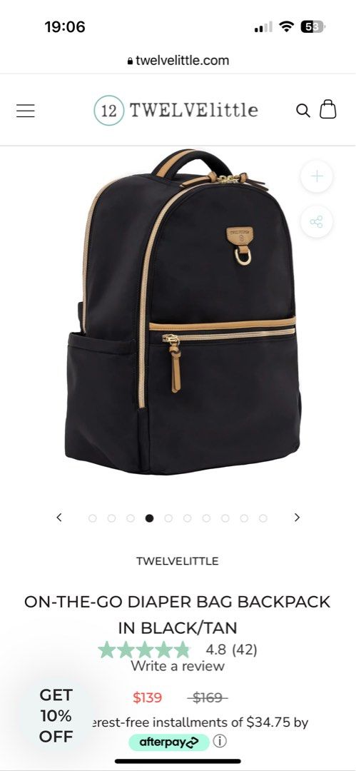 Twelve little on the go backpack on sale