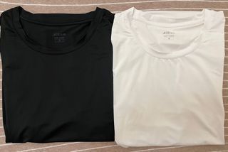 Uniqlo airism 涼感衣 T-shirt 上衣 黑 白內搭 內衣 衛生衣