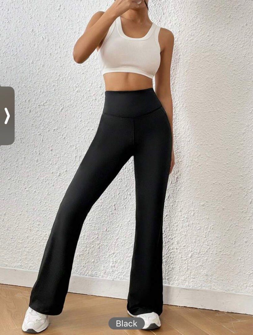 Urbanic High Waisted Flare Pants, Women's Fashion, Bottoms, Other Bottoms  on Carousell