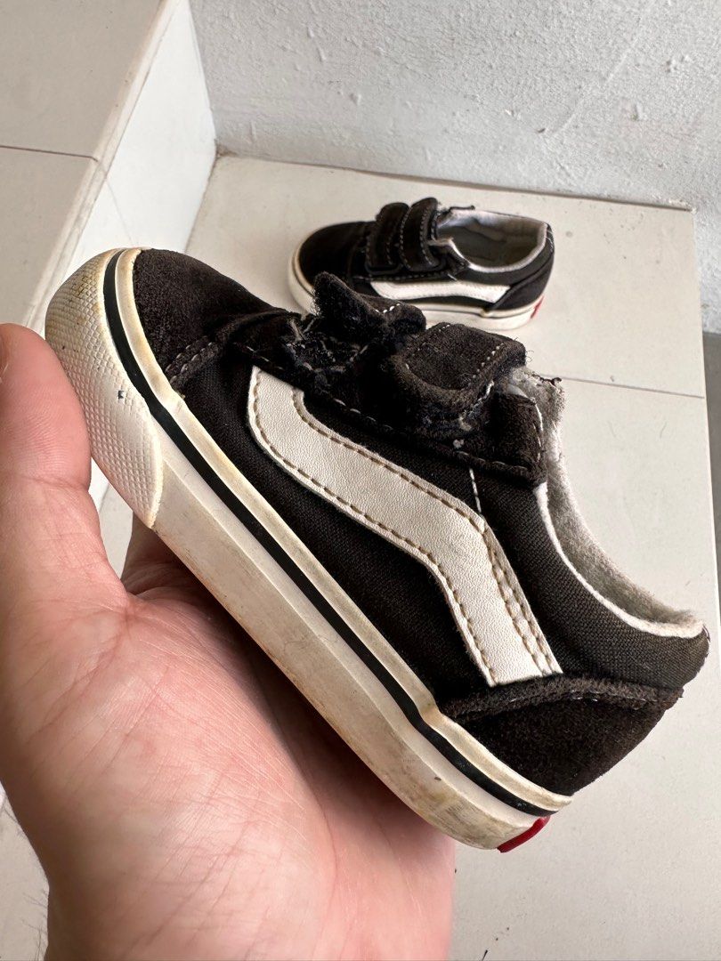 Childrens hot sale grey vans