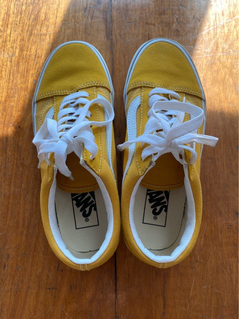Vans sneakers womens yellow outlet