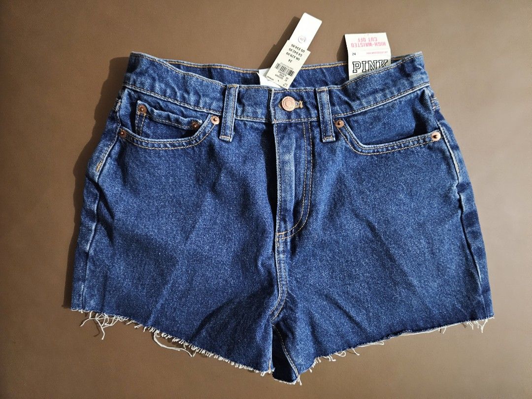 Victoria secret denim shorts new arrivals