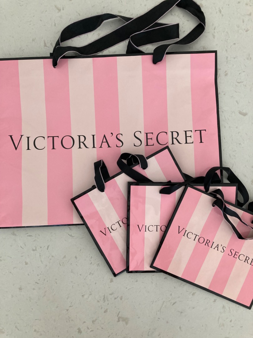 High-quality victoria secret paper bag In Many Fun Patterns 