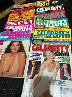 Vintage Celebrity Skin Celebrity Sleuth Adult Magazine not Playboy