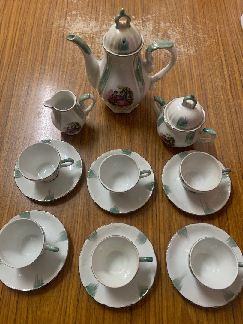 Vintage Japan Eagle Brand Tea Set For 6, Furniture & Home Living,  Kitchenware & Tableware, Coffee & Tea Tableware On Carousell