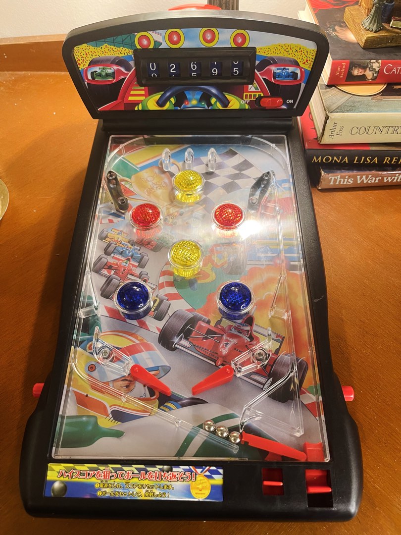 Vintage Pinball Game Racing Car, Hobbies & Toys, Collectibles