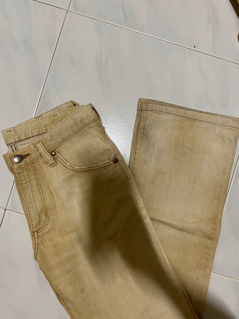 Jeans homme deals vrangler en velours