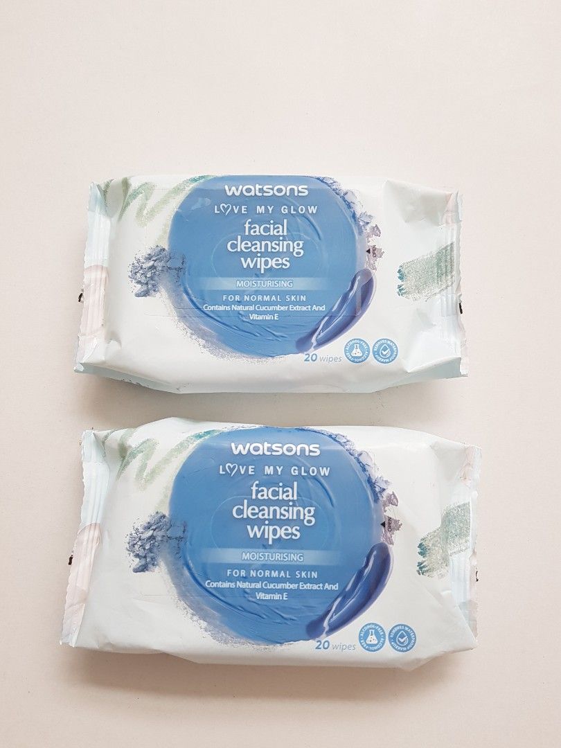 Watsons Facial Cleansing Wipes 20's on Carousell