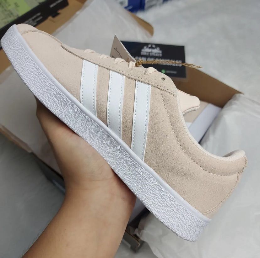 adidas - VL Court 2.0 - Beige Sneaker