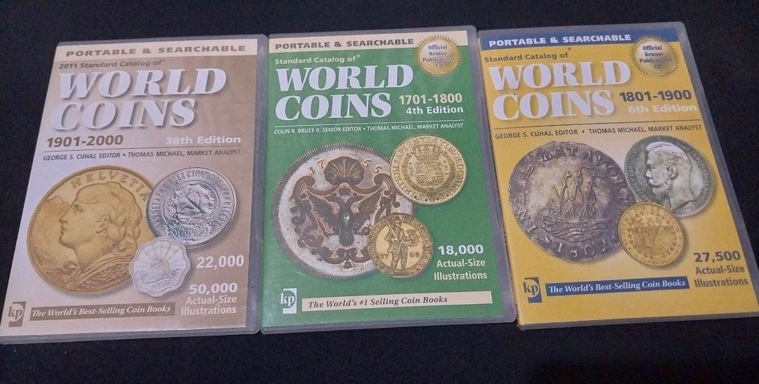 World coins catalog krause publications KP dvd set 1701 to 2000 on