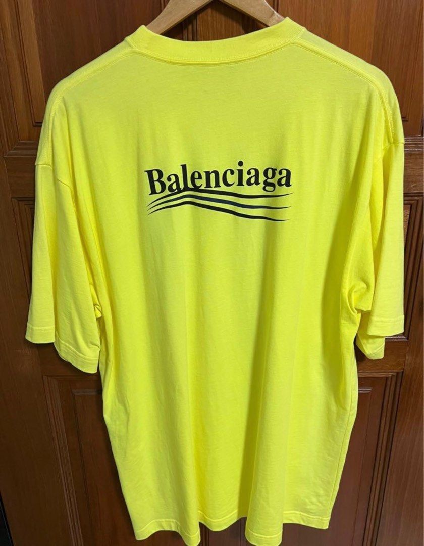 balenciaga neon tee
