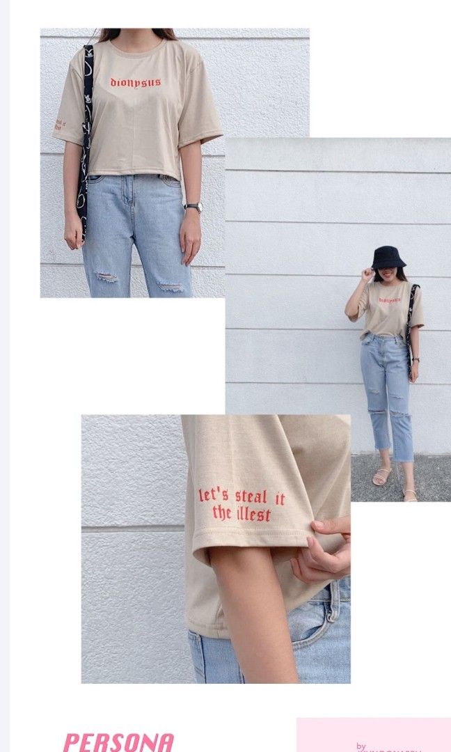 y2k ulzzang acubi kpop bts dionysus print k-style shirt, Women's