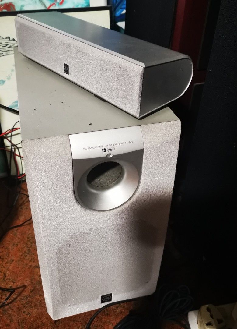 Yamaha home theatre 5.1 speakers with active subwoofer, Audio