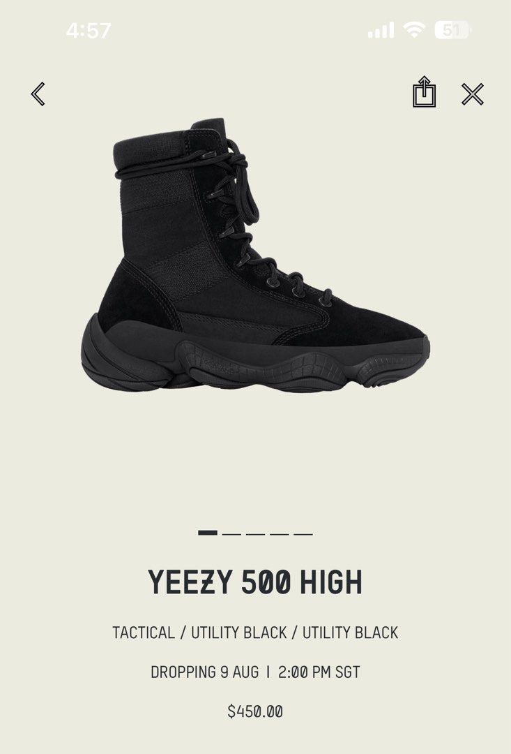 Yeezy high cut cheap