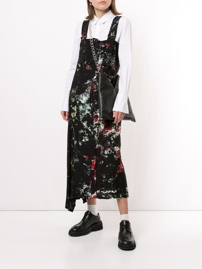Yohji Yamamoto Spring 2017 Floral Galaxy Print Dress (Category: Dresses) located in Cotabato. Submitted by junyamafia (Listing ID 1248739602, Image 1). Description: Yohji Yamamoto Spring 2017 Floral Galaxy Print dress Size 2 or Medium japan Size: 2 Condition: BNWOT Rayon Made in Japan Armpit: 19 Length: 49 Payments via BPI and Gcash only Shipping via JRS All sales are final so please ask all of your questions.